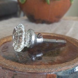 Beautiful Clear Antique Glass Door Knob